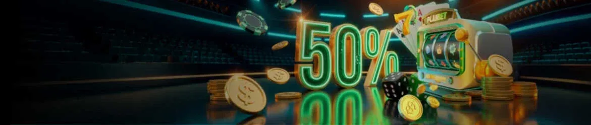 Bonus w poniedziałek 50% do depozytu